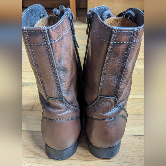 Steve Madden Troopa Brown Leather combat boot - Picture 5 of 10